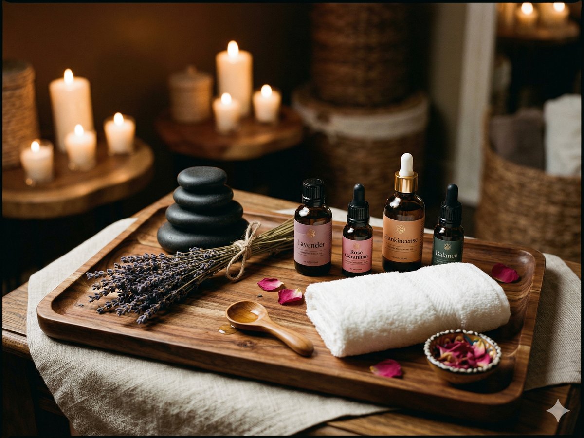 Entspannende Körperbehandlung